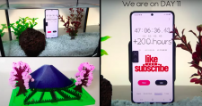 Galaxy S21 поместили под воду и уже 11 дней показывают его в прямом эфире